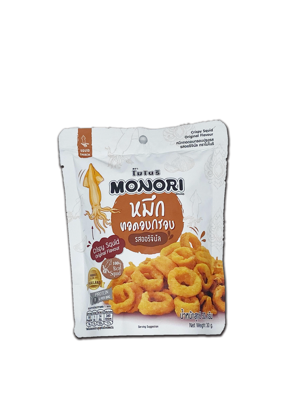 Monori Crispy Squid Snack Original Flavor 原味魷魚脆 30g