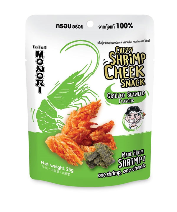 Monori Noriseaweed 25g紫菜味蝦頭脆 25g