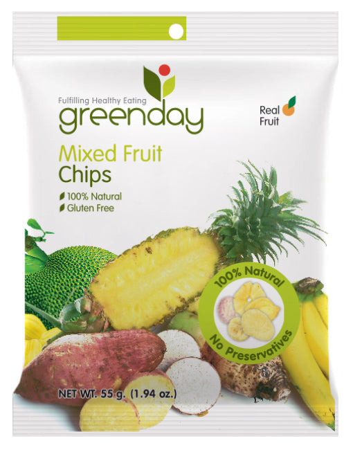 Greenday Mixed fruit Chips 55g 混合水果脆脆 55g