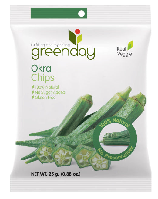 Greenday Okra Chips 25g 秋葵脆脆 25g