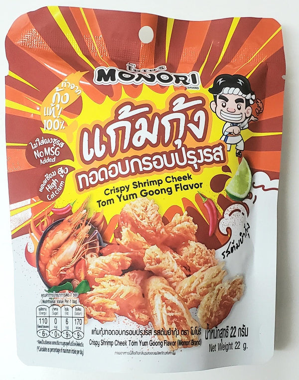 Monori Tom Yum Kung 25g冬蔭功味蝦頭脆 22g