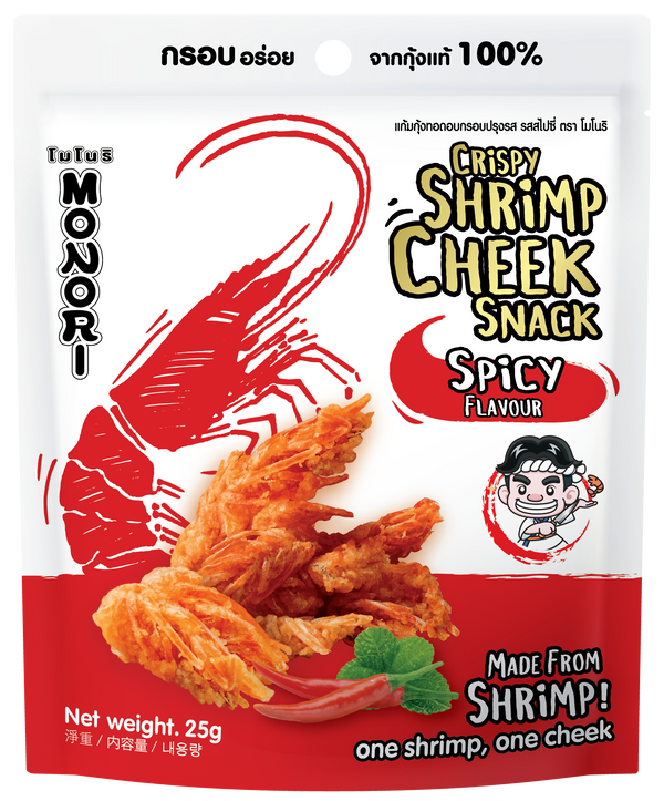 Monori Spicy 25g辣味蝦頭脆 25g